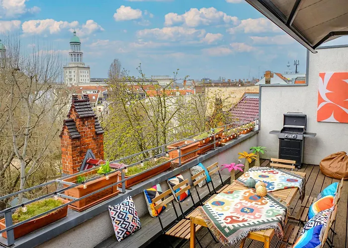 Roof&chill Loft I Overthetop 2-level I 170m2 I 2 Baeder I Bachelor I Familien I Gruppen I Events Берлин